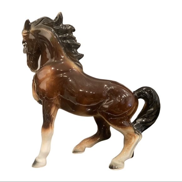 Porcelain ceramic horse - Picture 4 of 6